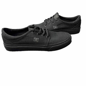 DC Black canvas Trase TX shoes new